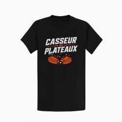 T-shirt Ball Trap Casseur de plateaux Impact explosif Noir / Orange
