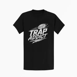 T-shirt Ball Trap Accro au Trap Passion plateaux Noir