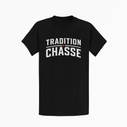 T-shirt Chasse Tradition chasse Vintage Noir / Orange