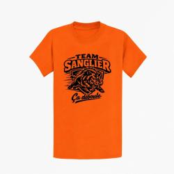 T-shirt Chasse Team sanglier &Ccedil;a d&eacute;boule Orange