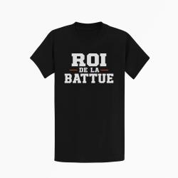 T-shirt Chasse Roi de la battue Orange Noir / Orange