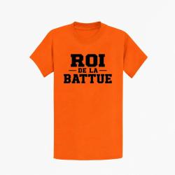 T-shirt Chasse Roi de la battue Orange Orange