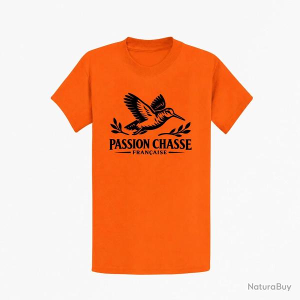 T-shirt Chasse Passion chasse fran�aise B�casse Orange