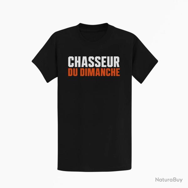 T-shirt Chasse Chasseur du dimanche Orange Noir / Orange