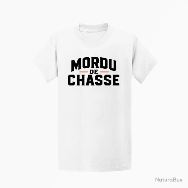 T-shirt Chasse Mordu de chasse Blanc / Orange