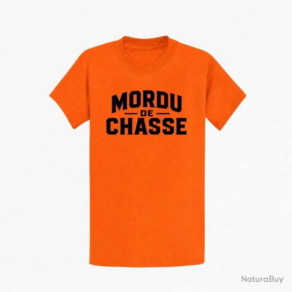 T-shirt Chasse Mordu de chasse Orange