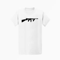 T-shirt Thompson "M1A1" Blanc