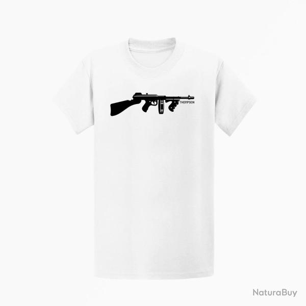 T-shirt Thompson "M1928" Blanc