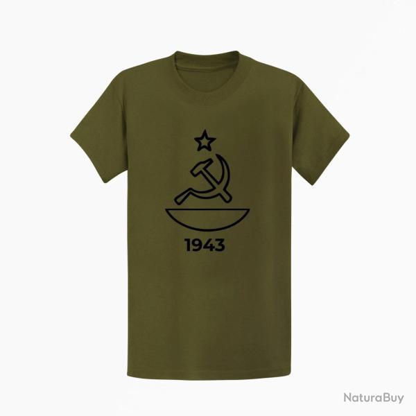 T-shirt ARME Mosin Nagant 1943 Kaki / Noir