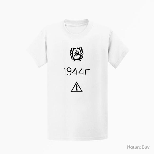 T-shirt ARME Mosin Nagant 1944r Blanc