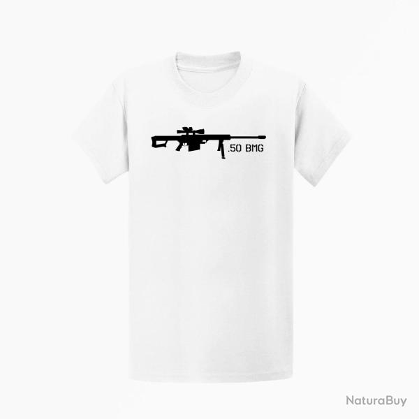 T-shirt ARMES BARRETT 50 BMG Blanc