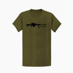 T-shirt ARMES BARRETT 50 BMG Kaki / Noir