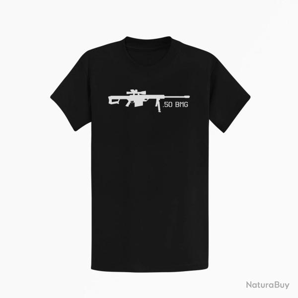 T-shirt ARMES BARRETT 50 BMG Noir