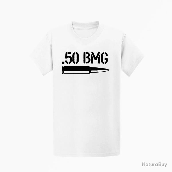 T-shirt CARTOUCHE 50 BMG Blanc