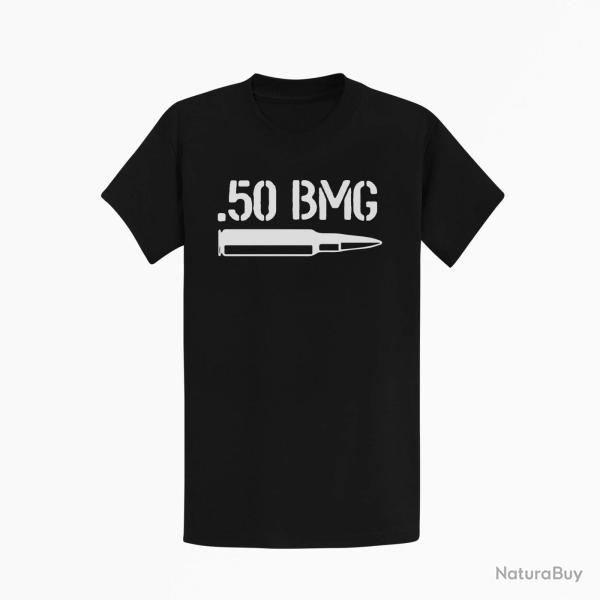 T-shirt CARTOUCHE 50 BMG Noir