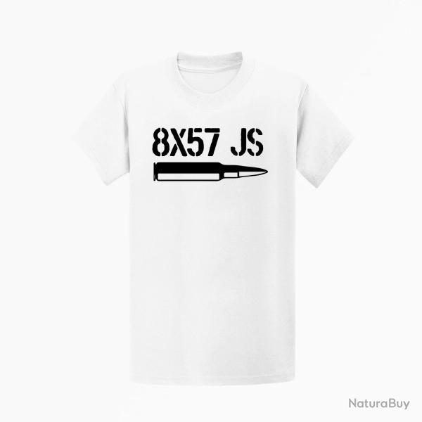T-shirt CARTOUCHE 8�57 JS Blanc