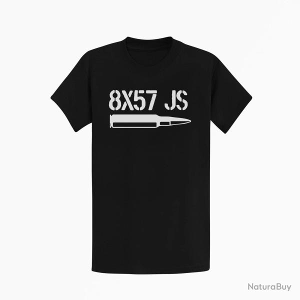 T-shirt CARTOUCHE 8�57 JS Noir