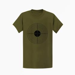 T-shirt Target Cible Kaki / Noir