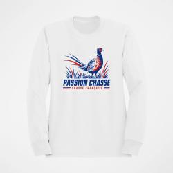 Sweat Chasse Passion Chasse Fran&ccedil;aise Faisan Blanc