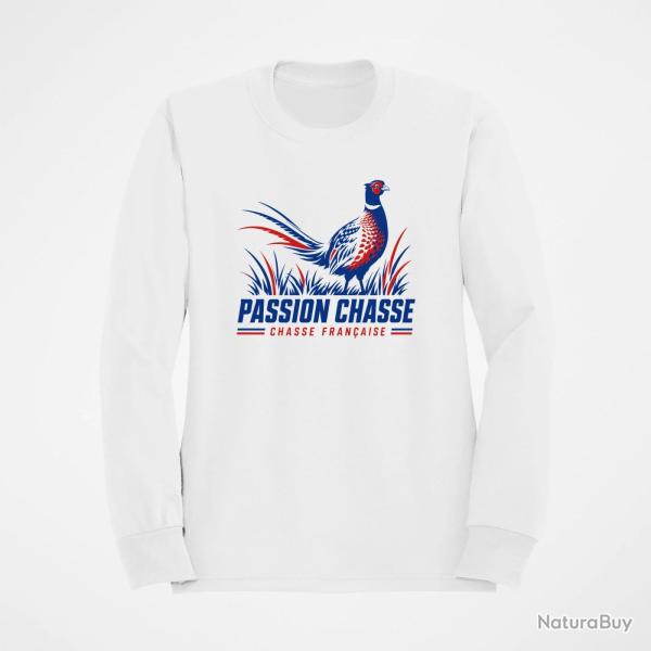 Sweat Chasse Passion Chasse Fran�aise Faisan Blanc