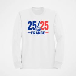 Sweat Ball Trap France 25 sur 25 Blanc