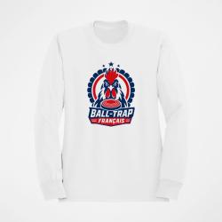 Sweat Ball Trap Fran&ccedil;ais Coq Tricolore Blanc