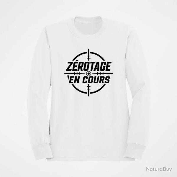 Sweat Tir Sportif Z�rotage en cours Blanc