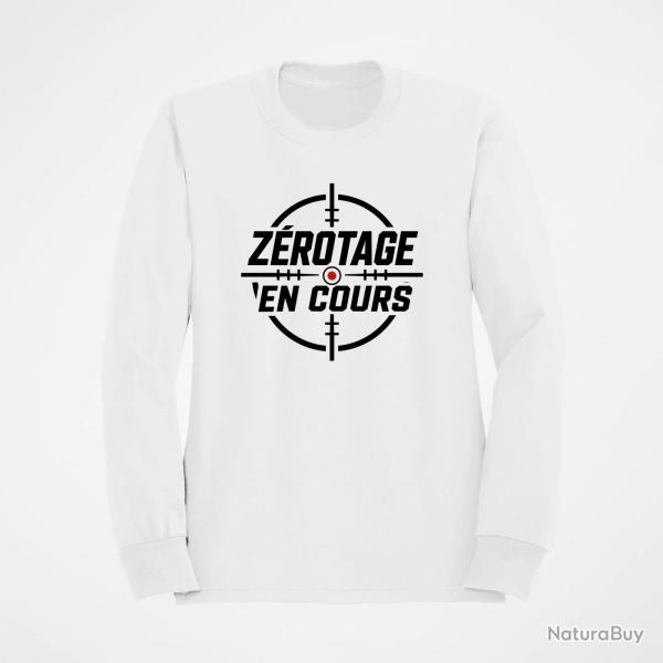 Sweat Tir Sportif Z�rotage en cours Blanc / Orange