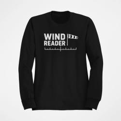Sweat Tir Sportif Wind Reader Manche &agrave; air Noir