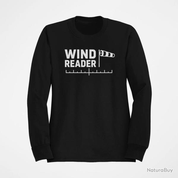 Sweat Tir Sportif Wind Reader Manche � air Noir