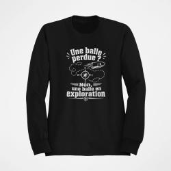 Sweat Tir Sportif Une balle perdue Noir