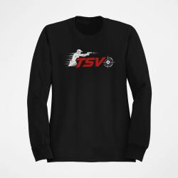 Sweat Tir Sportif TSV Tireur en mouvement Noir / Orange