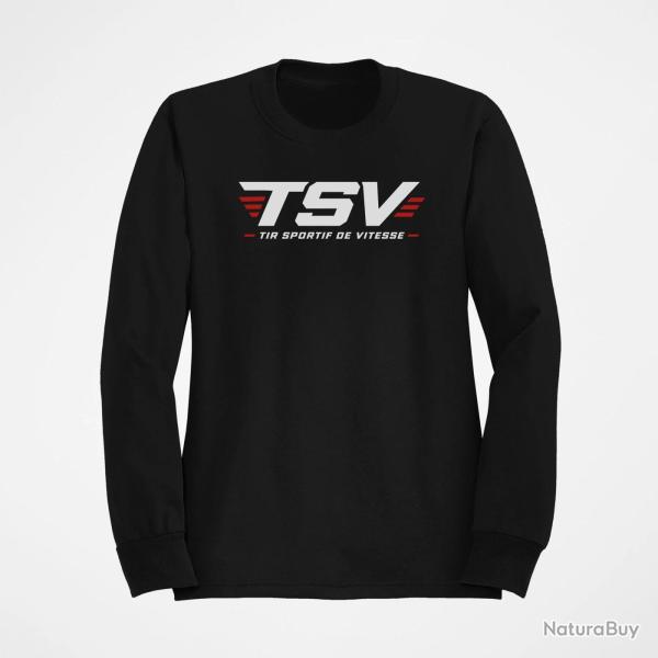 Sweat Tir Sportif TSV Logo vitesse Noir / Orange