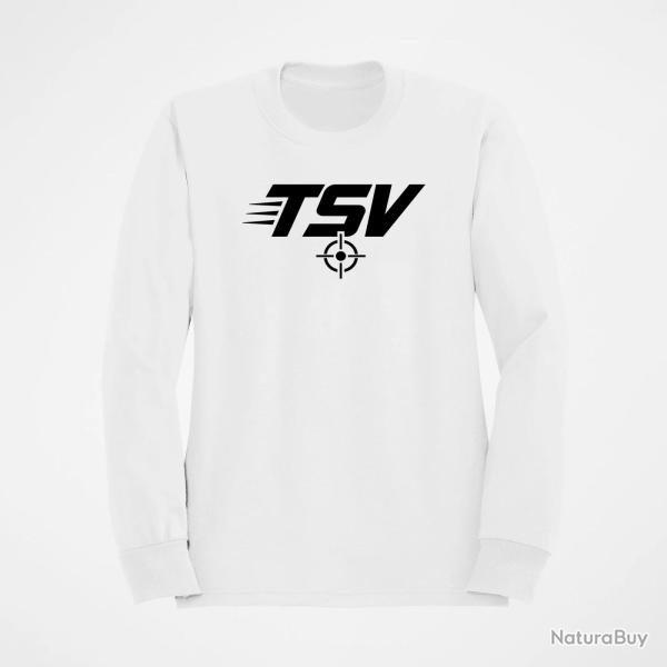 Sweat Tir Sportif TSV Cible Blanc