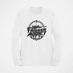 Sweat Tir Sportif Trigger Addict R&eacute;ticule Blanc