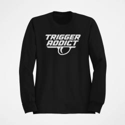 Sweat Tir Sportif Trigger Addict D&eacute;tente typographique Noir