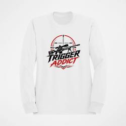 Sweat Tir Sportif Trigger Addict Carabine rouge Blanc / Orange