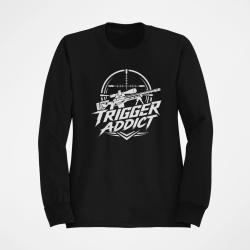 Sweat Tir Sportif Trigger Addict Carabine rouge Noir