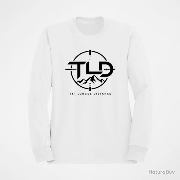 Sweat Tir Sportif TLD simple Blanc