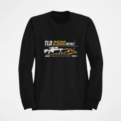 Sweat Tir Sportif TLD 2500 m&egrave;tres Objectif atteint Noir / Blanc et dor&eacute;