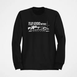Sweat Tir Sportif TLD 1200 m&egrave;tres Objectif atteint Noir