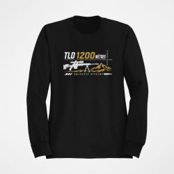 Sweat Tir Sportif TLD 1200 m&egrave;tres Objectif atteint Noir / Blanc et dor&eacute;