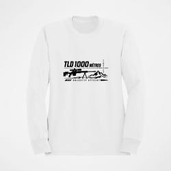 Sweat Tir Sportif TLD 1000 m&egrave;tres Objectif atteint Blanc