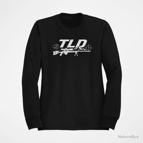 Sweat Tir Sportif TLD Montagne et carabine Noir