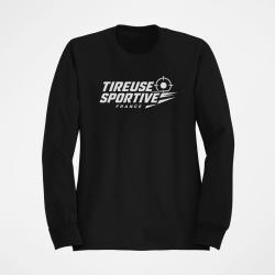 Sweat Tir Sportif Tireuse sportive France Noir