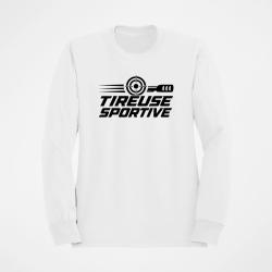 Sweat Tir Sportif Tireuse sportive Cible dynamique Blanc