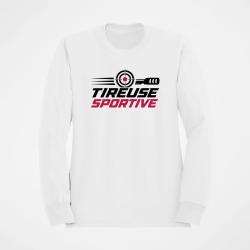 Sweat Tir Sportif Tireuse sportive Cible dynamique Blanc / Orange