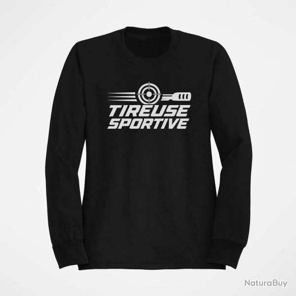 Sweat Tir Sportif Tireuse sportive Cible dynamique Noir