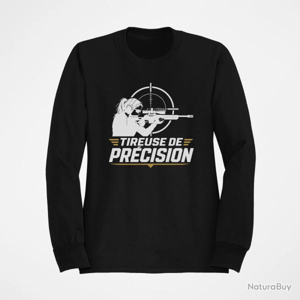 Sweat Tir Sportif Tireuse de pr�cision Noir