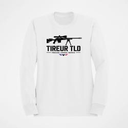 Sweat Tir Sportif Tireur TLD Blanc / Orange